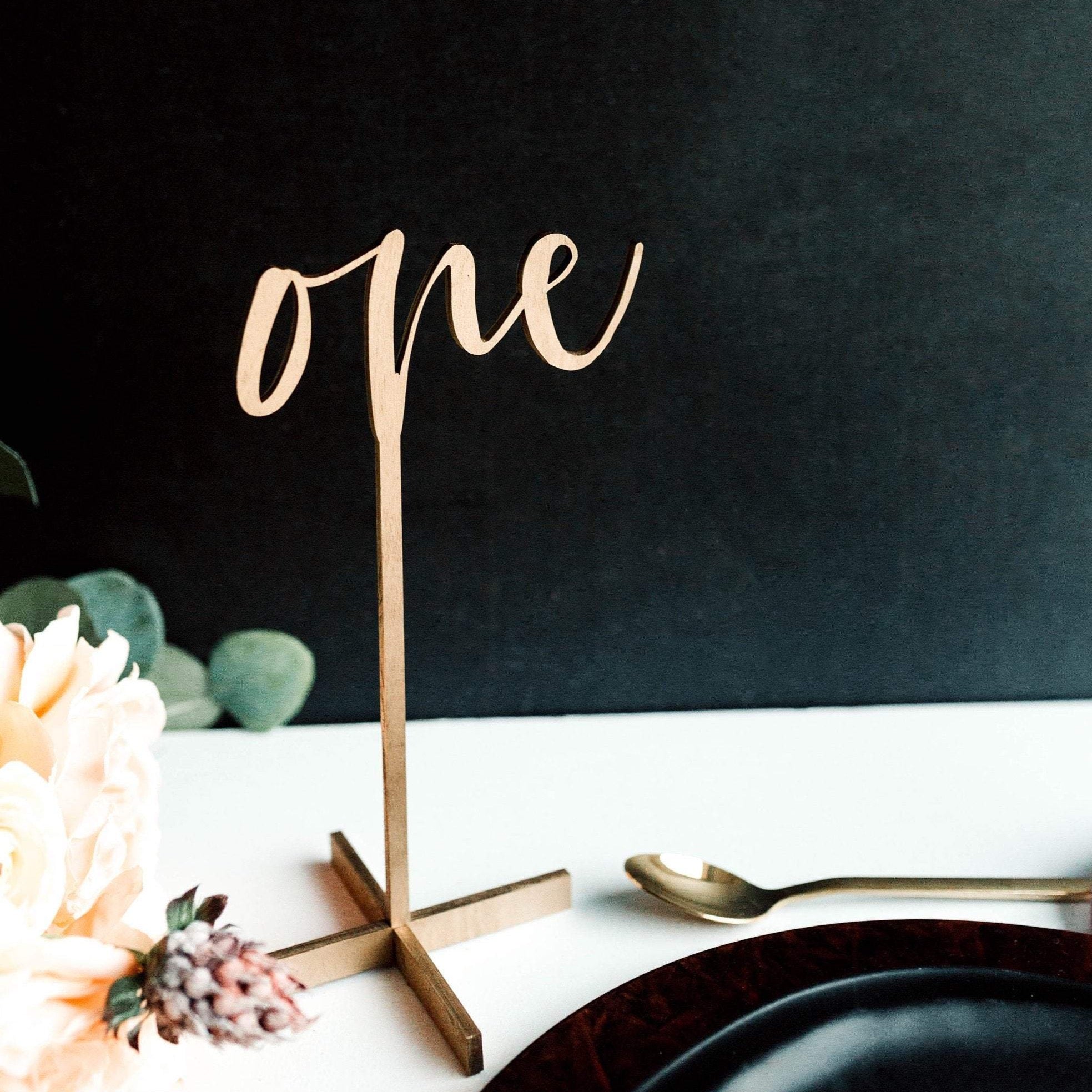 Tall Free Standing Table Numbers