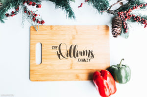 Family Name Chopping Board
